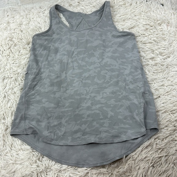 Lululemon Essential Tank *Pleated Incognito Camo SSL Silver Drop Alpine White - Picture 1 of 5